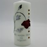 Trauerkerze Rose