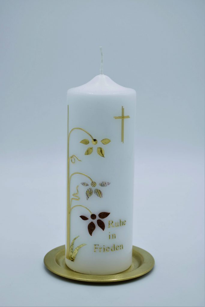 Trauerkerze Blume