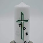 Trauerkerze Alpha Omega
