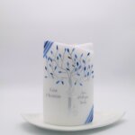 Lebenskerze Lebensbaum Blau