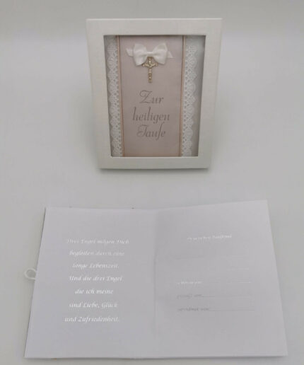 Taufbrief Mädchen Kreuz