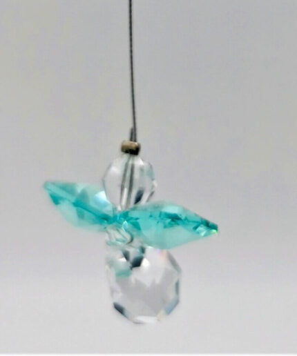 Blauer Zirkon Swarovski Schutzengel