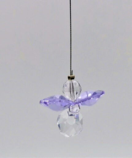 Heller Amethyst Swarovski Schutzengel