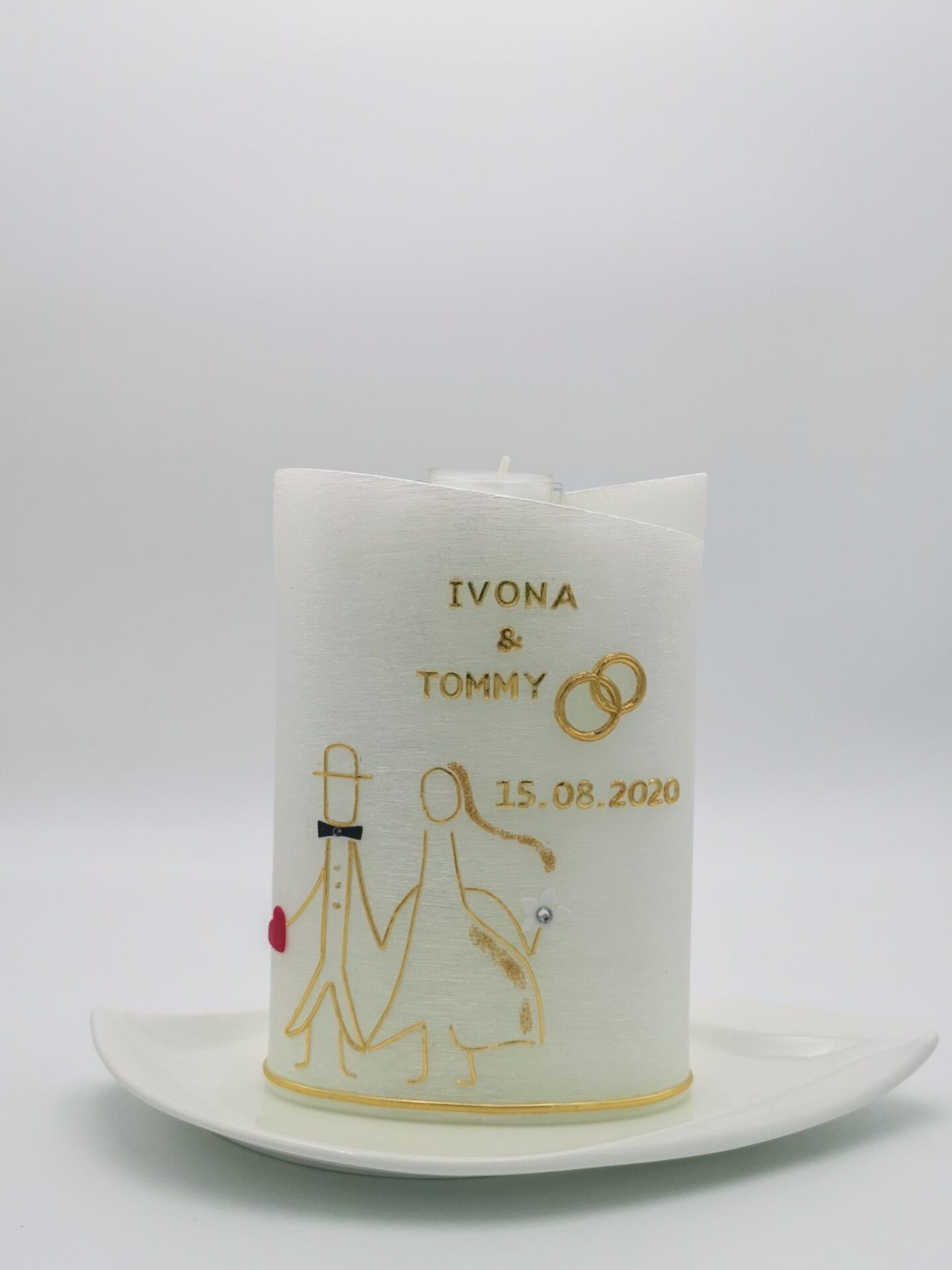 IMG_20200724_125524 Hochzeitskerze Brautpaar