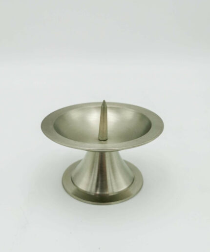 Kerzenständer silber mit Dorn