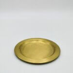 Kerzenteller gold klein