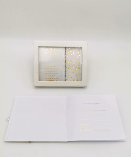 Taufbrief unisex gold