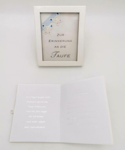 Taufbrief Junge Schmetterling