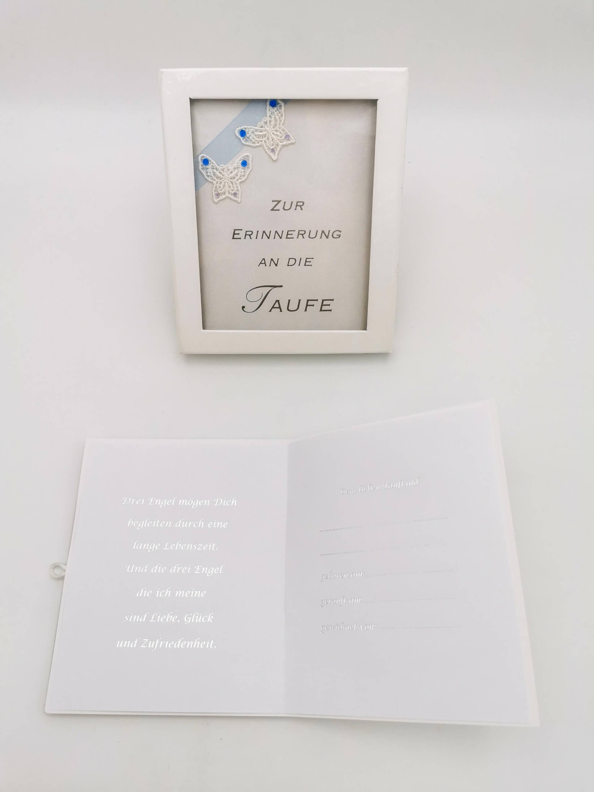 Taufbrief Junge Schmetterling