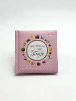 Taufgeschenk Liebe Wünsche zur Taufe rosa