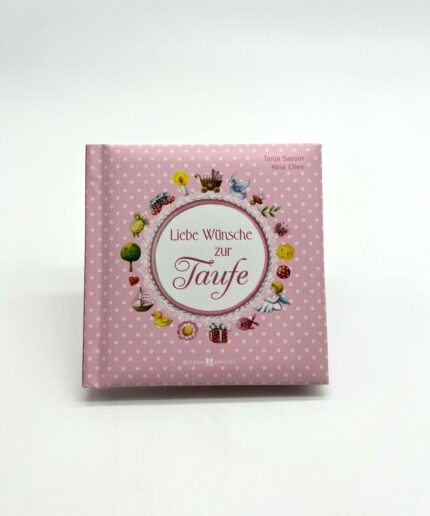 Taufgeschenk Liebe Wünsche zur Taufe rosa