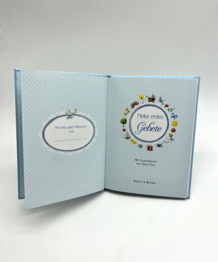 Taufgeschenk Meine Ersten Gebete blau