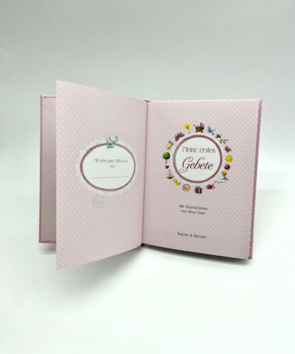 Taufgeschenk meine Ersten gebete rosa