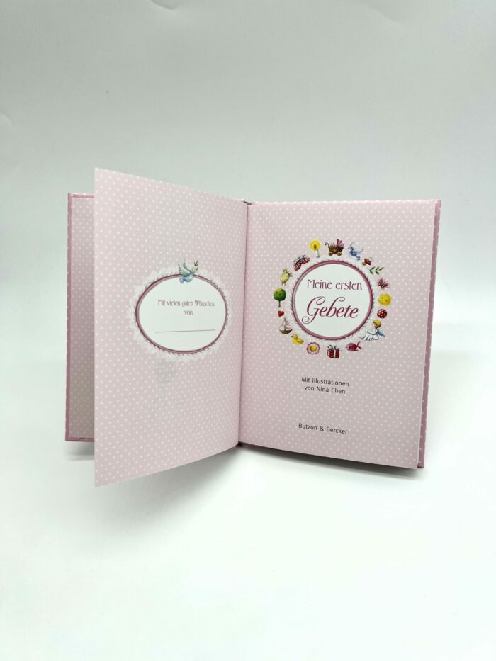 Taufgeschenk meine Ersten gebete rosa
