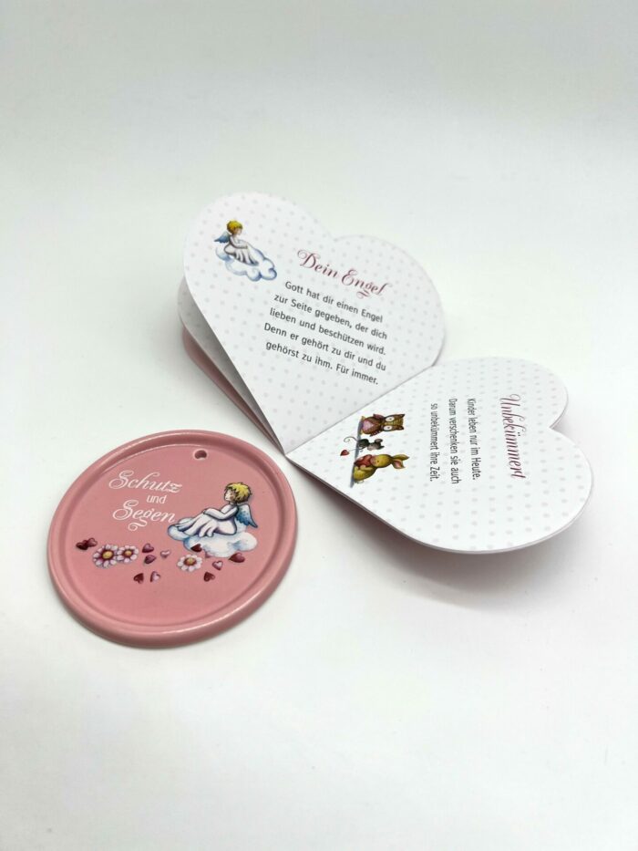 Taufgeschenk - Taufset Porzellan rosa