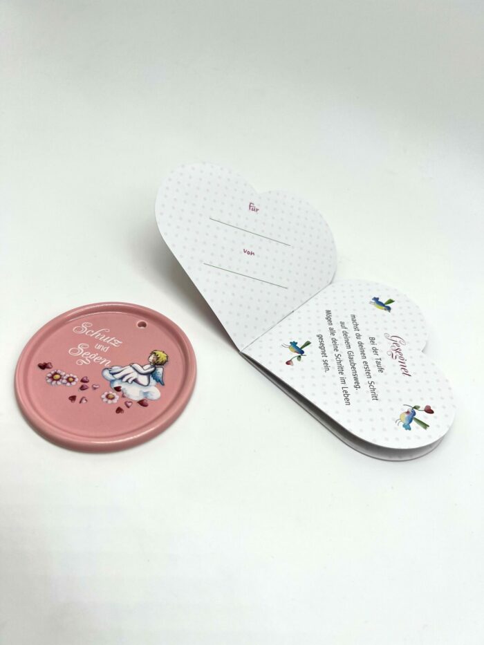 Taufgeschenk - Taufset Porzellan rosa