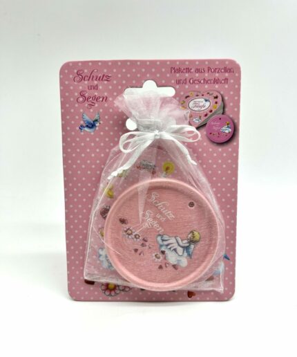 Taufgeschenk - Taufset Porzellan rosa