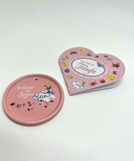 Taufgeschenk - Taufset Porzellan rosa